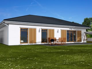 Fertighaus Bungalow B 114 von Zimmermann Haus, Bungalow Außenansicht 2