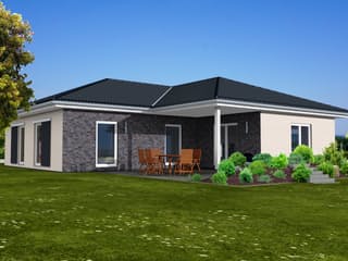 Fertighaus Bungalow B 126 von Zimmermann Haus, Bungalow Außenansicht 2