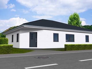 Fertighaus Bungalow B 130 von Zimmermann Haus, Bungalow Außenansicht 1