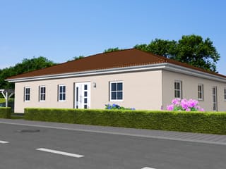 Fertighaus Bungalow B 153 von Zimmermann Haus, Bungalow Außenansicht 1