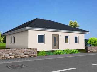 Fertighaus Bungalow B 93 von Zimmermann Haus, Bungalow Außenansicht 1
