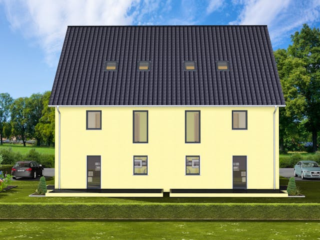 Massivhaus Ballandria von AVOS Hausbau Schlüsselfertig ab 955000€, Satteldach-Klassiker Außenansicht 1 Massivhaus Ballandria von AVOS Hausbau Schlüsselfertig ab 955000€, Satteldach-Klassiker Außenansicht 1
