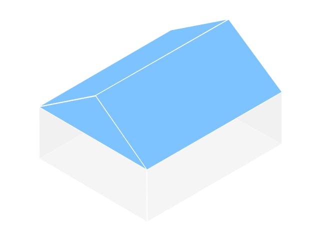Satteldach Grafik
