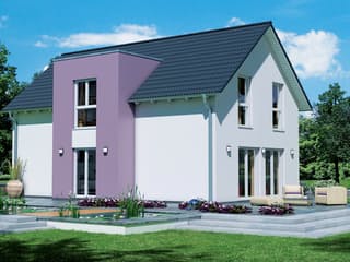 Fertighaus Fame 68 von SCHWABENHAUS Schlüsselfertig ab 295940€, Satteldach-Klassiker Außenansicht 1