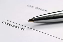 Die Unterschrift