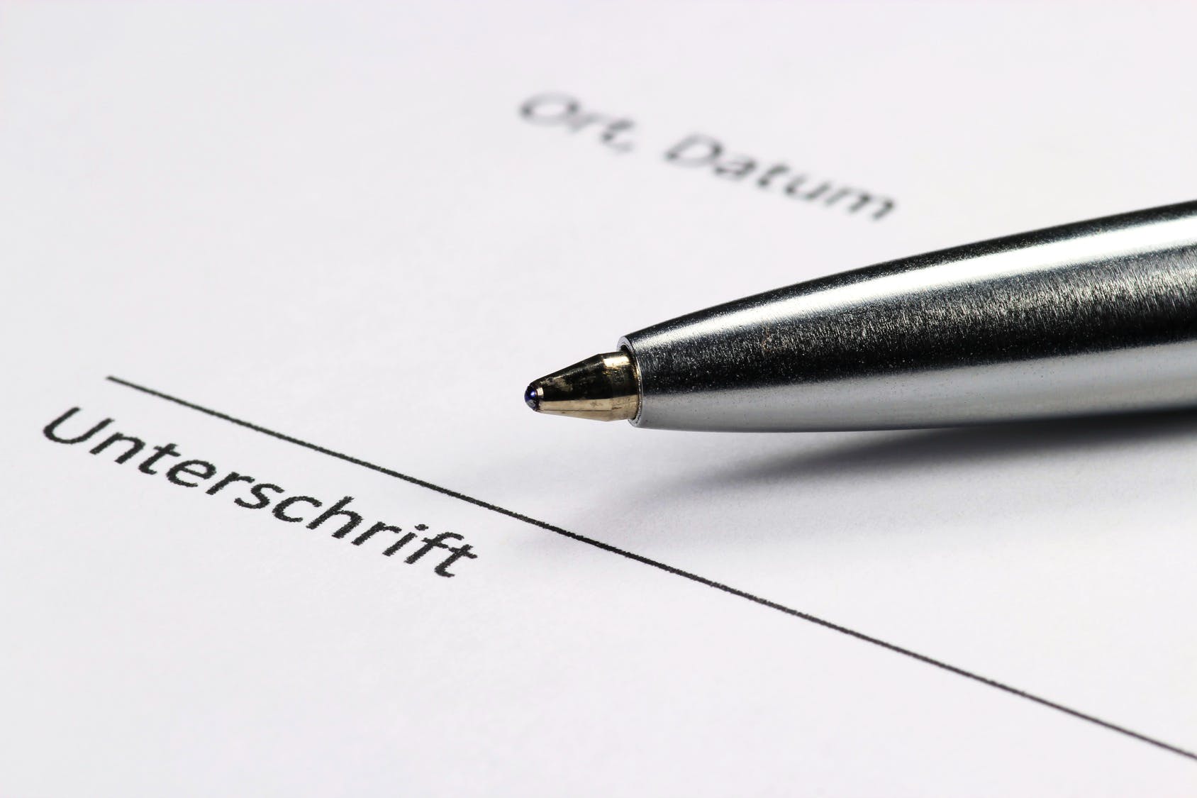 Die Unterschrift