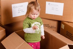 Umzugskartons Beschriftung