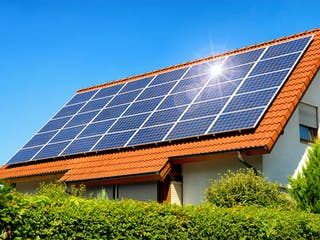 Nullenergiehaus Solarkollektoren