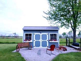 Gartenhaus auf Fundament