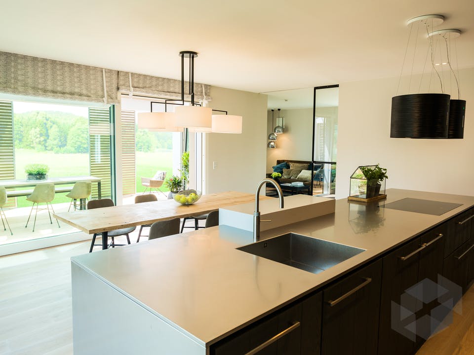 NaturDesign - Musterhaus Köln von Baufritz Innenansicht
