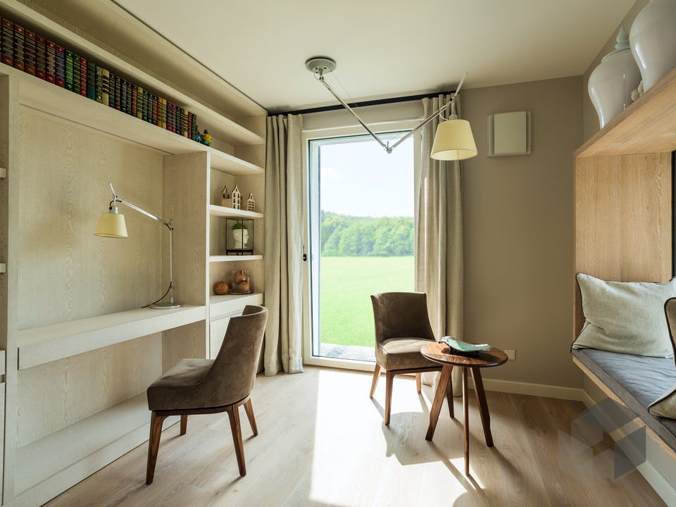 NaturDesign - Musterhaus Köln von Baufritz Innenansicht
