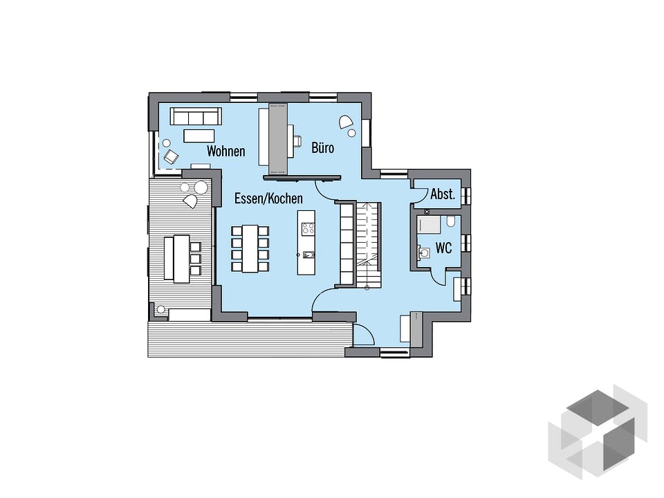 NaturDesign - Musterhaus Köln von Baufritz Grundriss