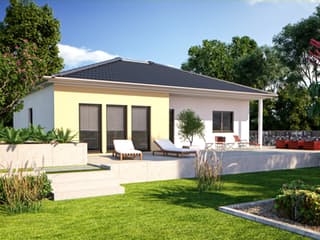 Fertighaus One 107 von Bärenhaus Schlüsselfertig ab 190490€, Bungalow Außenansicht 1