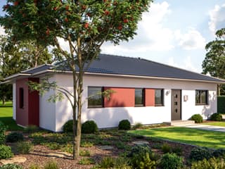 Fertighaus One 116 von Bärenhaus Schlüsselfertig ab 210310€, Bungalow Außenansicht 2