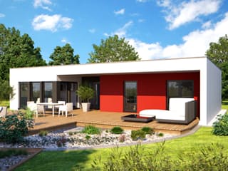 Fertighaus One 136 von Bärenhaus Schlüsselfertig ab 243994€, Bungalow Außenansicht 1