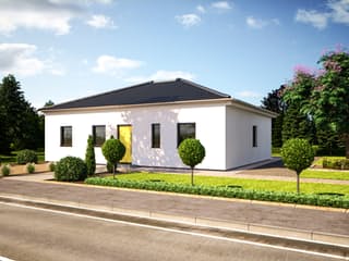 Fertighaus One 107 von Bärenhaus Schlüsselfertig ab 190490€, Bungalow Außenansicht 2