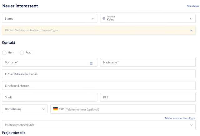SWB Interessentenverwaltung - Externer Interessent - big