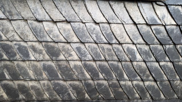 Altdeutsche Deckung beim Schieferdach