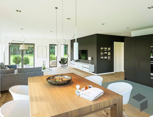 Schwabenhaus Singlehaus von innen