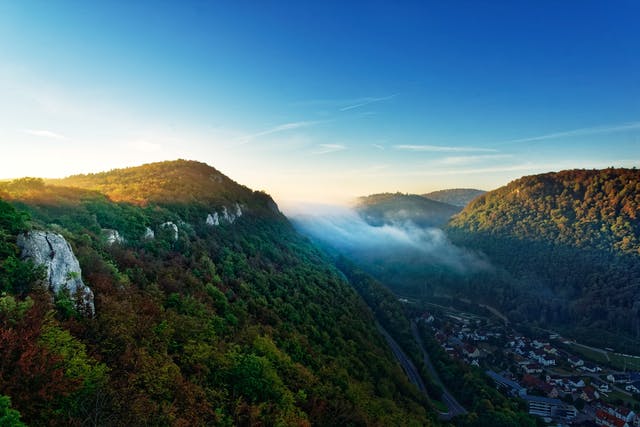 Berglandschaft der Schwäbischen Alb