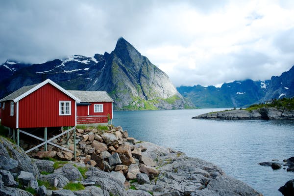Ferienhaus in Skandinavien am See