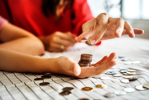 Geld zählen