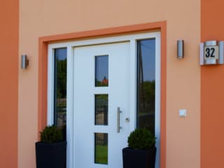 Fertighaus Swing 79 - Sonderplanung von SCHWABENHAUS, Stadtvilla Außenansicht 2