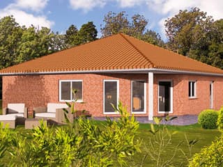 Fertighaus VarioClassic 114 von VarioSelf Schlüsselfertig ab 166720€, Bungalow Außenansicht 1