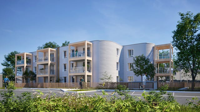 3D-gedrucktes Haus für 12 Parteien im französischen Bezannes von PERI 3D Construction & Plurial Novilia