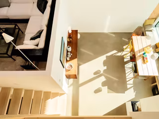 Wohnbereich mit Split Level