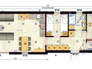 Fertighaus Amalia von Easy Homes - Tiny- & Modulhäuser Schlüsselfertig ab 160000€, Bungalow Grundriss 1
