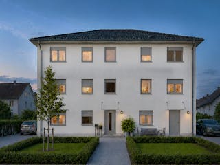 Massivhaus Haus Hönow (6 WE) von ROTH MASSIVHAUS Schlüsselfertig ab 1629000€, Cubushaus Außenansicht 3