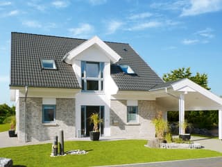 Fertighaus Adelby von Danhaus Deutschland Schlüsselfertig ab 429974€, Satteldach-Klassiker Außenansicht 1