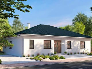Massivhaus Aestas von AUREA Massivhaus, Bungalow Außenansicht 1