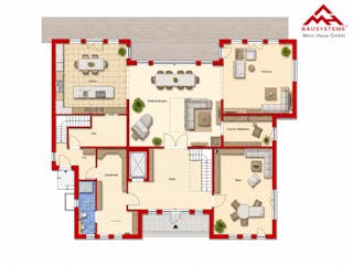 Massivhaus Stadtvilla Havelblick von Mein Haus Bausysteme, Stadtvilla Grundriss 2