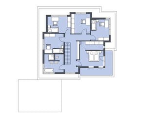 Massivhaus Abendroth von AIM Hausbau, Cubushaus Grundriss 2