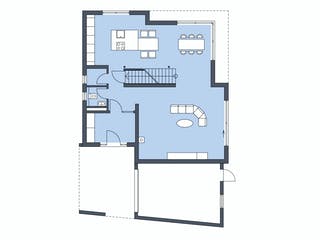 Massivhaus Althoff von AIM Hausbau, Stadtvilla Grundriss 1