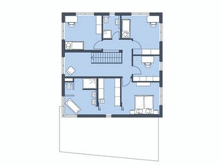 Massivhaus Althoff von AIM Hausbau, Stadtvilla Grundriss 2