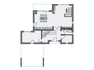 Massivhaus Cornelius von AIM Hausbau, Cubushaus Grundriss 1