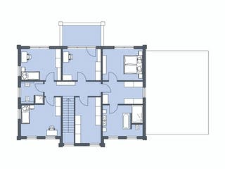 Massivhaus Dorn von AIM Hausbau, Stadtvilla Grundriss 2