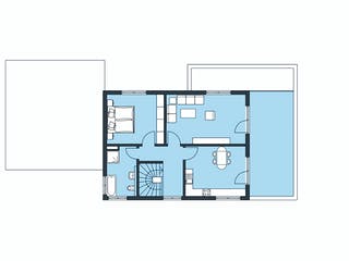 Massivhaus Elberfeld von AIM Hausbau, Stadtvilla Grundriss 2