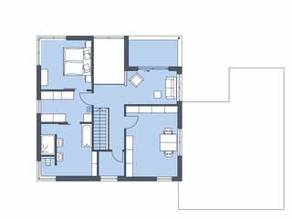 Massivhaus Jessen von AIM Hausbau, Stadtvilla Grundriss 2