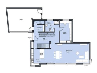 Massivhaus Rademacher von AIM Hausbau, Satteldach-Klassiker Grundriss 1