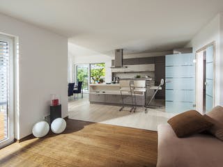 Massivhaus Riedel von AIM Hausbau, Bungalow Innenansicht 1