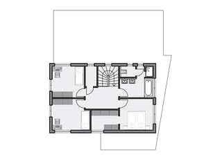 Massivhaus Uhrmacher von AIM Hausbau, Satteldach-Klassiker Grundriss 2