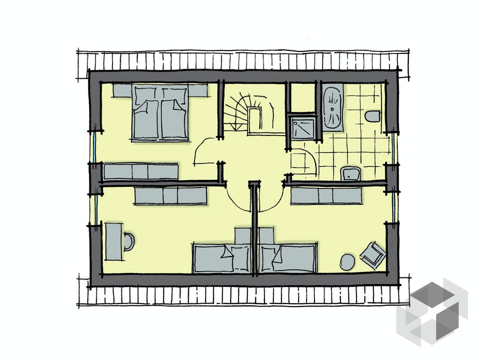 Akazienallee von GUSSEK HAUS Grundriss