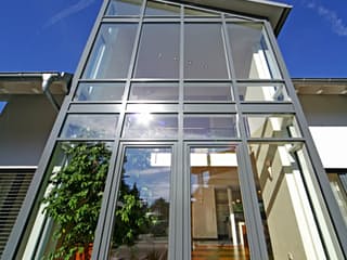 Fertighaus Aktionshaus Vital151 von Bittermann & Weiss Holzhaus Schlüsselfertig ab 321600€, Außenansicht 2