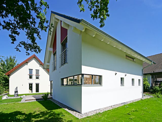 Fertighaus Aktionshaus Vital151 von Bittermann & Weiss Holzhaus Schlüsselfertig ab 321600€, Außenansicht 12