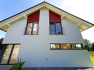 Fertighaus Aktionshaus Vital151 von Bittermann & Weiss Holzhaus Schlüsselfertig ab 321600€, Außenansicht 13