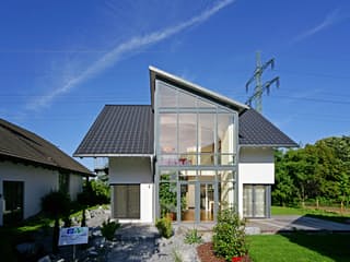 Fertighaus Aktionshaus Vital151 von Bittermann & Weiss Holzhaus Schlüsselfertig ab 321600€, Außenansicht 4